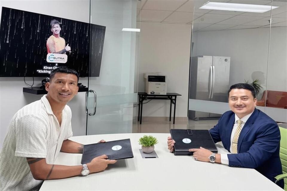 National Team Captain Kiran Chemjong Named Brand Ambassador of US-Based Tech Company ITSutra Inc.